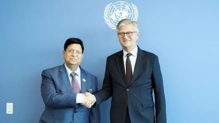 Foreign Minister Dr AK Abdul Momen urges UN to appoint Bangladeshis as peacekeeping force commanders