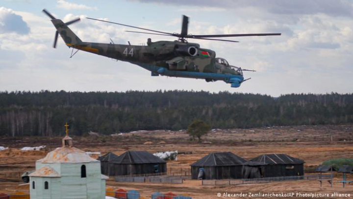 The Belarusian military held drills with the Russian army ahead of the invasion of Ukraine