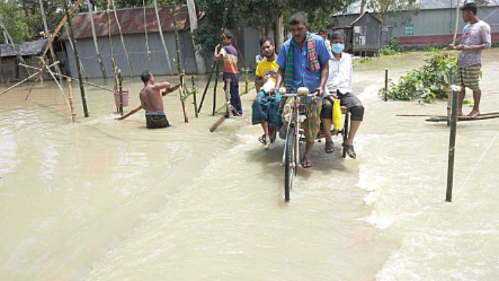 7 upazilas of Tangail are currently underwater as flood situation deteriorates