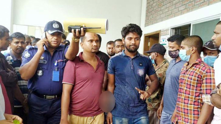 Narail teacher's humiliation: 4 accused placed on remand