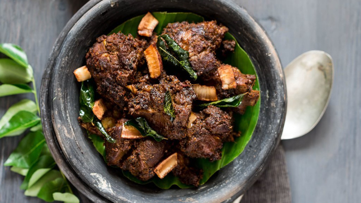Black Mutton Curry Recipe