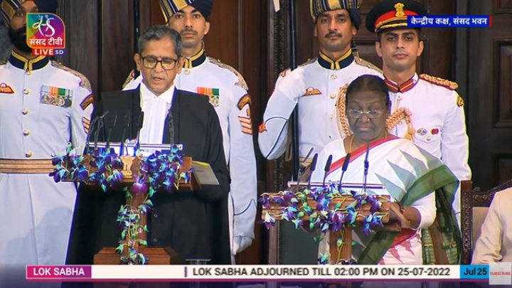 Droupadi Murmu takes oath as the 15th president of India