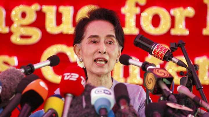 Aung San Suu Kyi has spent most of her time in detention under house arrest