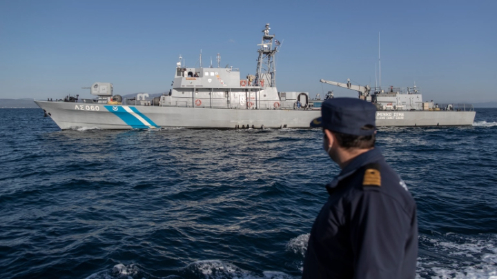 Greece coastguard fires on ‘suspicious’ Turkish cargo ship in Aegean the Turkish Coast Guard said