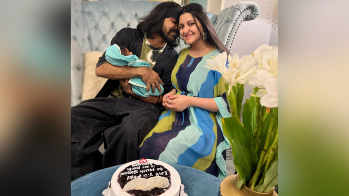 Celebrity couple Pori Moni and Razz celebrated the first month of their baby boy