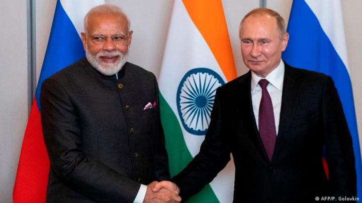 Indian Prime Minister Narendra Modi will meet Russian President Vladimir Putin for the first time in two years