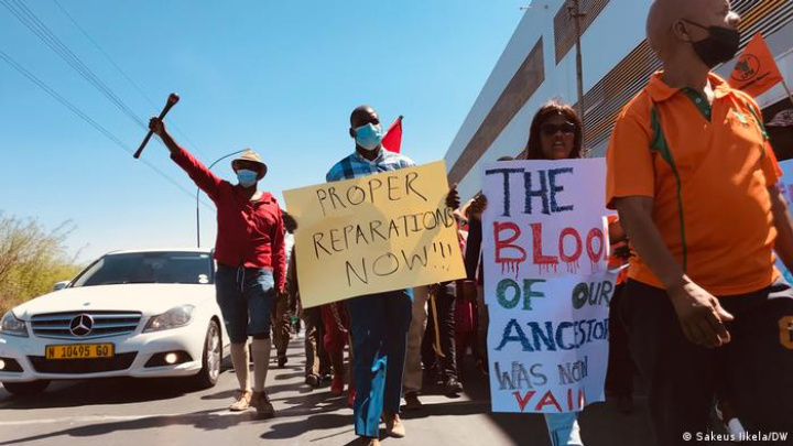 Namibian opposition is demanding the renegotiation of a controversial genocide deal with Germany