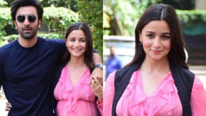 Mom-to-be Alia Bhatt looks cute as a button in pink dress - In Pics
