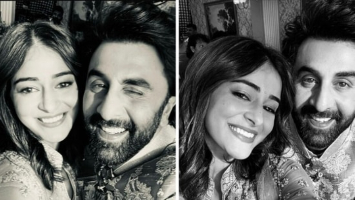 Ranbir Kapoor poses with Ananya Panday for selfies, she calls him 'new best friend.' 