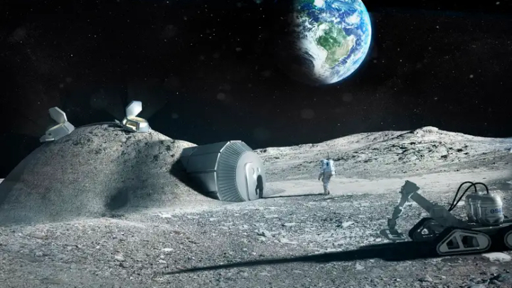 What a moon base might look like  ESA/Foster + Partners