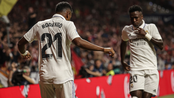 Vinicius Jr. ignores racist chants, keeps dancing in Madrid derby vs. Atletico; Real Madrid stay perfect in LaLiga
