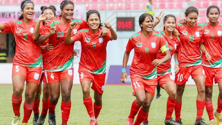 BCB announces Tk 50 lakh reward for SAFF champion Women’s Football Team