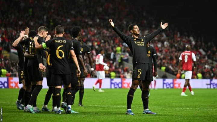 Jude Bellingham has scored in all three of his Champions League appearances for Real Madrid