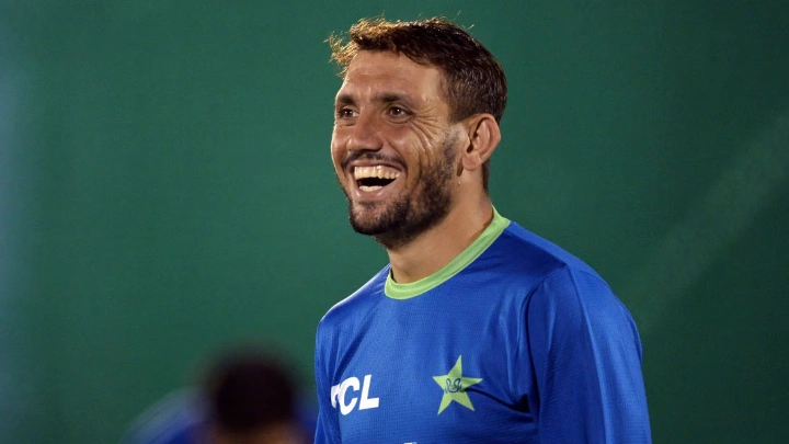 Pakistan's Zaman Khan, who coming in as replacement for Naseem Shah, smiles during a practice session at the R. Premadasa Stadium in Colombo on September 13, 2023, on the eve the Asia Cup Super Four match against Sri Lanka. PHOTO: AFP
