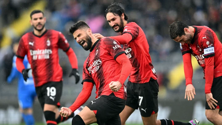 Milan stroll past Empoli to strengthen top four credentials