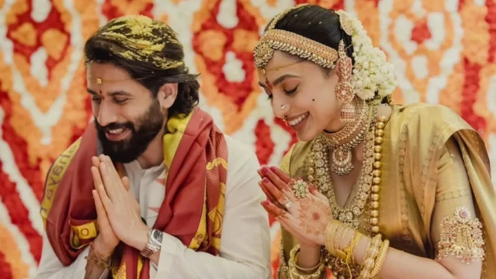 Tollywood stars Naga Chaitanya and Sobhita Dhulipala tie the knot