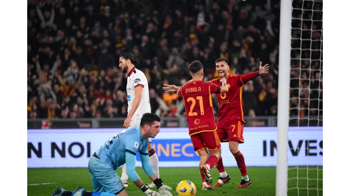 Dybala fires Roma to third straight win under De Rossi