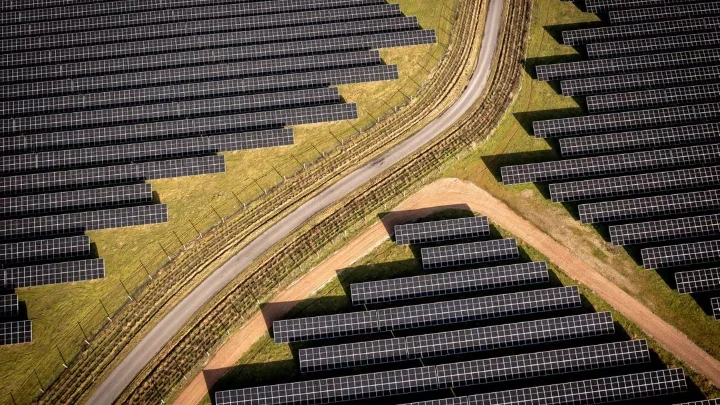 With solar industry in crisis, Europe in a bind over Chinese imports Solar installations on 340 hectares surround the village of Hjolderup, which consists of 12 households, the 300 MW solar park will be Northern Europe's largest and is being built by Danish European Energy, in Hjolderup, west of Aabenraa southern Denmark February 21, 2023. Ritzau Scanpix/via REUTERS/FILE PHOTO