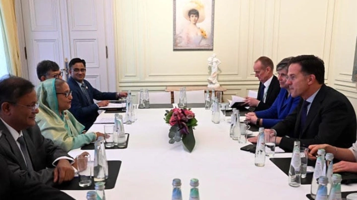 Prime Minister Sheikh Hasina seeks larger investment from Netherlands, UK, Azerbaijan