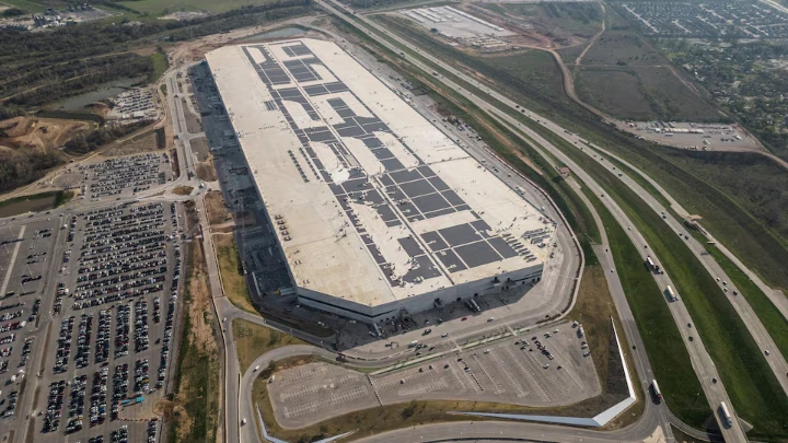 A general view of the Tesla gigafactory in Austin, Texas, U.S., February 28, 2023. REUTERS/Go Nakamura/File Photo