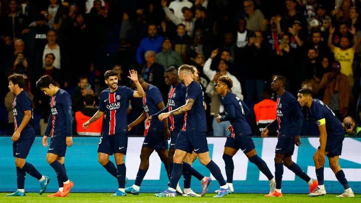 PSG reclaim top spot after 3-1 comeback win over Brest